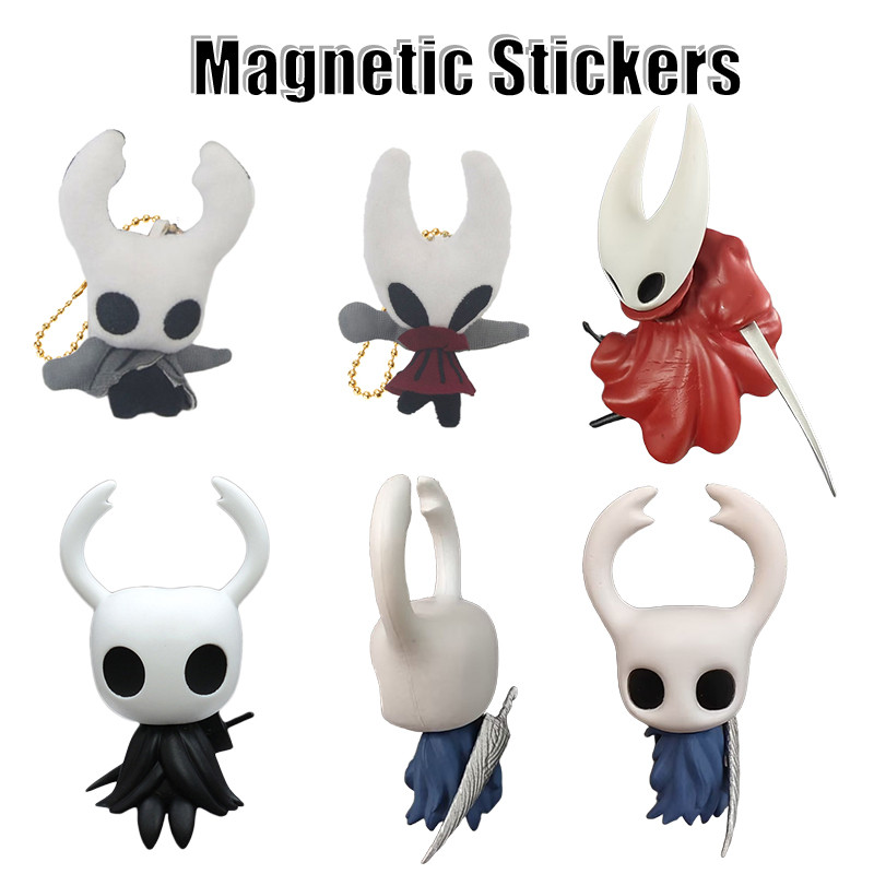 Hollow Knight Hornet 3d แม่เหล็กตู้เย็นสติกเกอร์รูป Hollow Knight Hornet ตุ๊กตาพวงกุญแจตุ๊กตา
