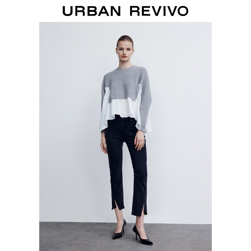 UR กางเกงขาบานเทรนด์ใหม่ แฟชั่นผู้หญิงWG39RBUN2002