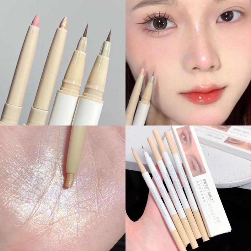 M421 Sweet mint อายแชโดว์ ไฮไลท์ อายไลน์เนอร์ แบบสองหัว เนื้อแมตต์ ธรรมชาติ ติดทนนาน