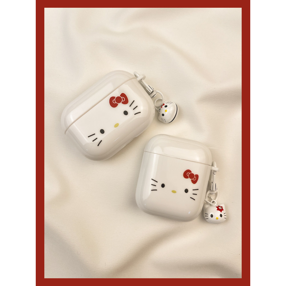 airpod pro 3 case เคส airpods pro 3 Ins การ์ตูนโบว์ ktcat airpods เคสป้องกัน airpod3เคสหูฟังสำหรับ A