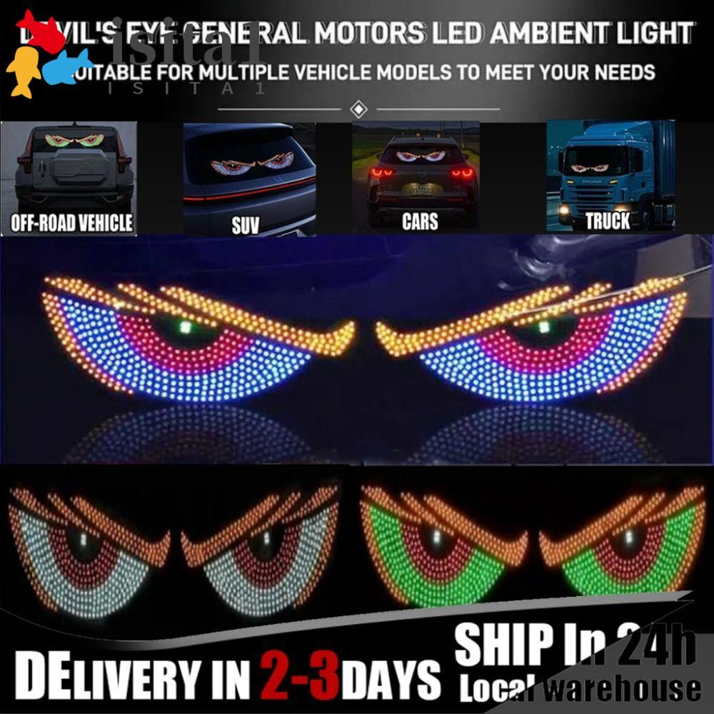 ISITA Devil Eyes Light, Cool Animated Car Truck Eye
