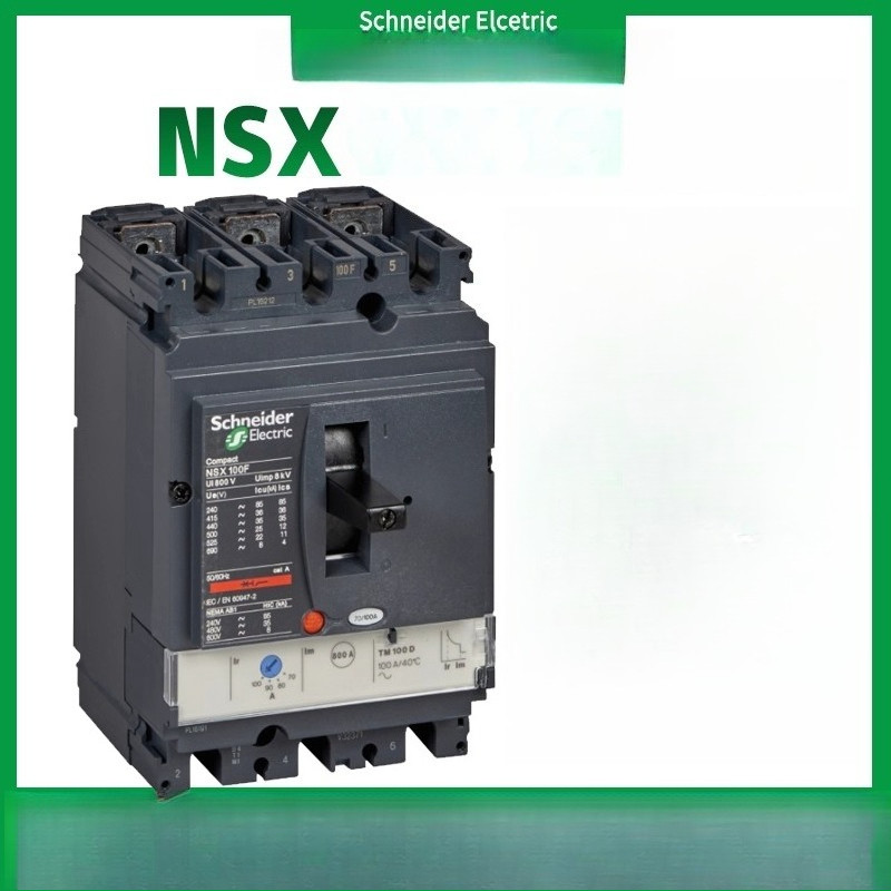 เบรกเกอร์พลาสติก Schneider ซีรีย์ NSX: รุ่น NSX250N, NSX100F, NSX630N 3P, 400A, 3 เฟส 4 สาย