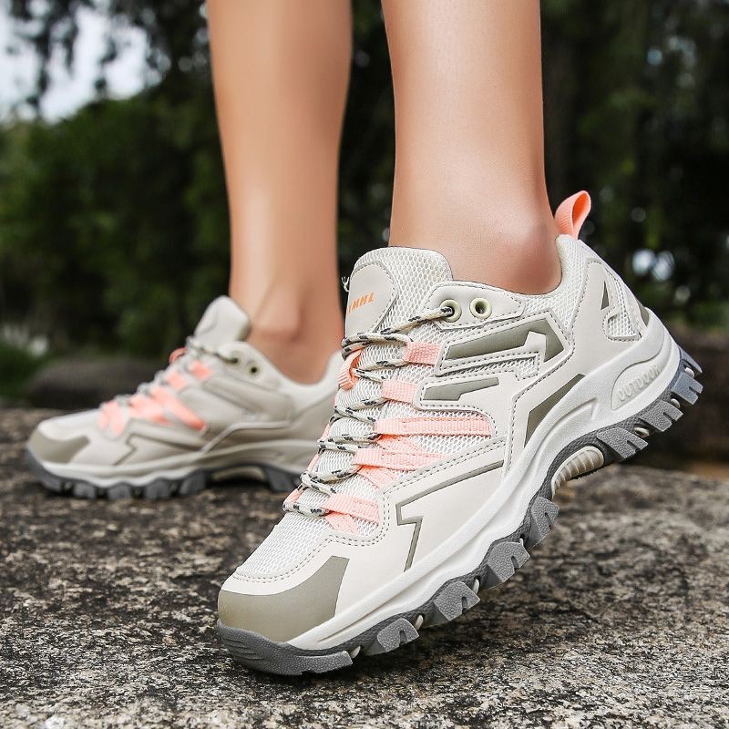 รองเท้าเดินป่า Langtu แบบกันลื่นและกันน้ำ พื้นหนา ระบายอากาศได้ดี dsx1104