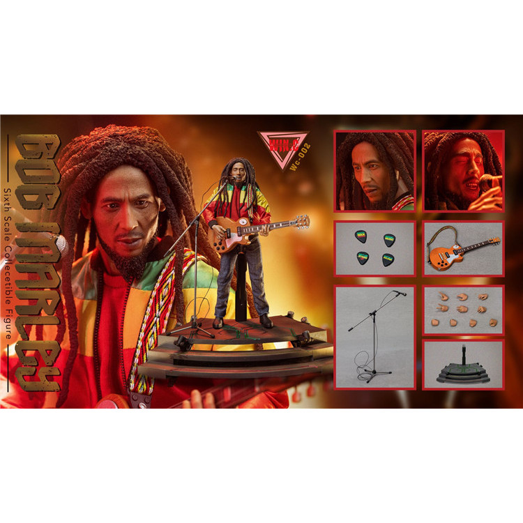 Win.c studio WC002 1/6 Reggae Happy Nose Zuba Bumali Peaceism นักร้องพร้อมสต็อก