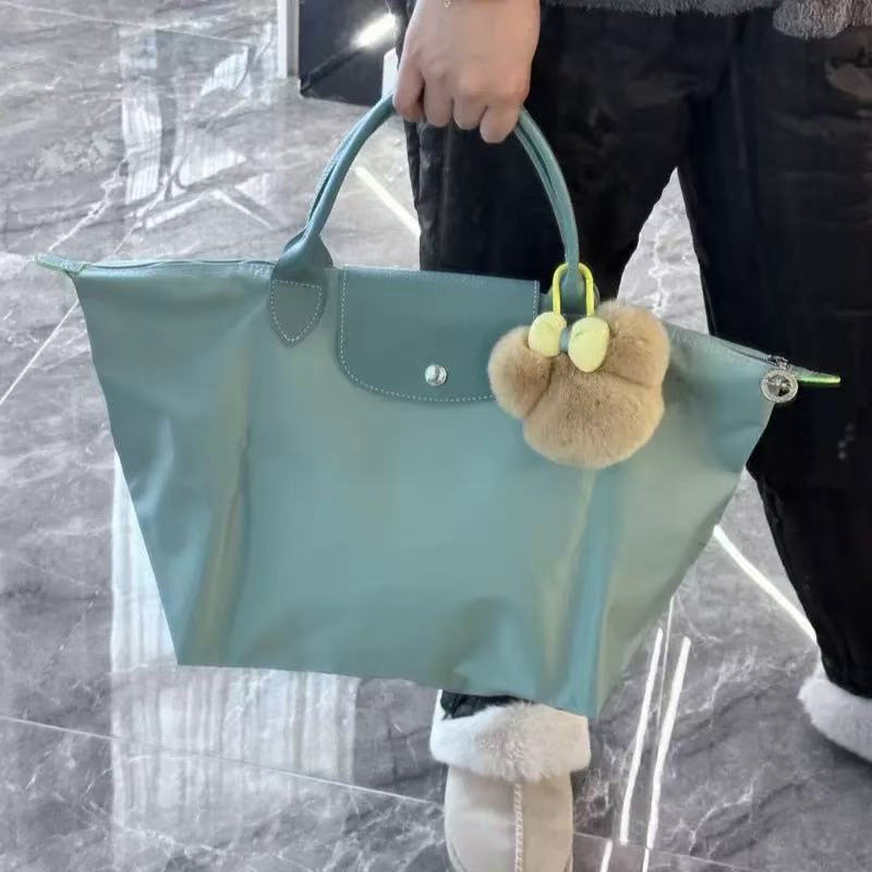 War Horse สีใหม่ กระเป๋าเกี๊ยwcowhide หูสั้น พับได้ ทำด้วยไนลอนคุณภาพTZH3