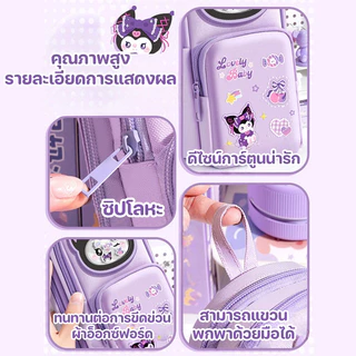กระเป๋าใส่ดินสอ 6 ชั้น12ช่อง กล่องใส่ดินสอนักเรียน กระเป๋าใส่ปากกา กล่องดินสอเครื่องเขียน ความจุขนาดใหญ่