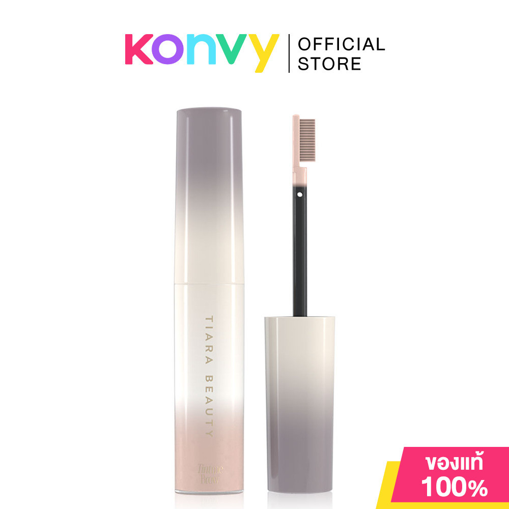 TIARA BEAUTY Tintme Brow Mascara 3g #01 Peachy Pink มาสคาร่าย้อมคิ้ว เทียร่า บิ้วตี้ คิ้วแมตช์ผม หน้าละมุน ไม่ต้องฟอ...