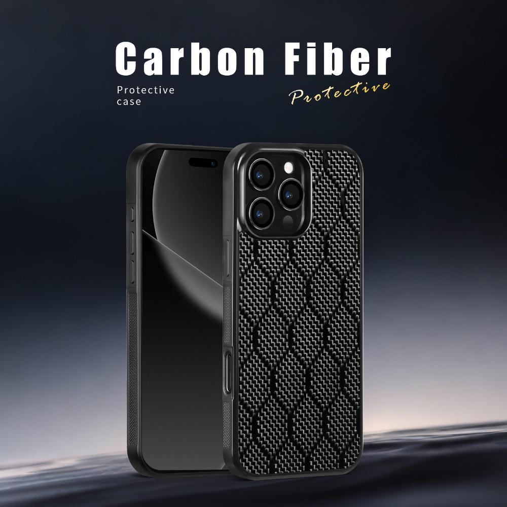 KOMII-Honeycomb เคสโทรศัพท์คาร์บอนไฟเบอร์เหมาะสําหรับ iPhone 17 e 16 15 14 13 12 pro Max 17air