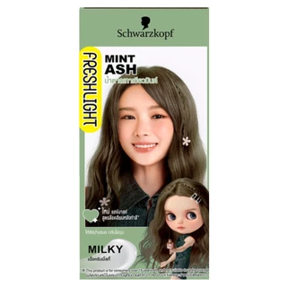 Schwarzkopf Freshlight Foam milky เฟรชไลท์ โฟม มิลค์กี้ เนื้อโฟม/ครีม ย้อมผม สีสวย ติดง่าย ใช้ง่าย