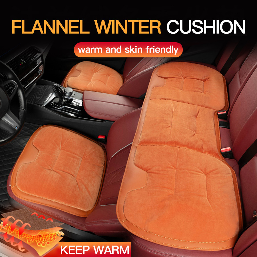 3D Flannel รถยนต์สําหรับ Borgward BX3 BX5 BX6 BX7 ฤดูหนาว Warm เบาะรองนั่งที่นั่ง Pad