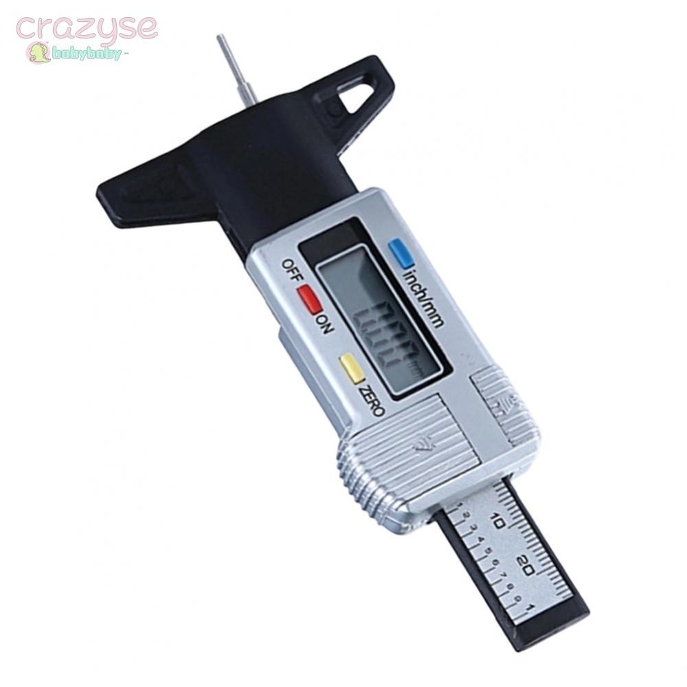 Digital Tyre Tread Depth Gauge แบบพกพาสําหรับการออกแบบที่ทนทานสําหรับการวัดได้ง่าย