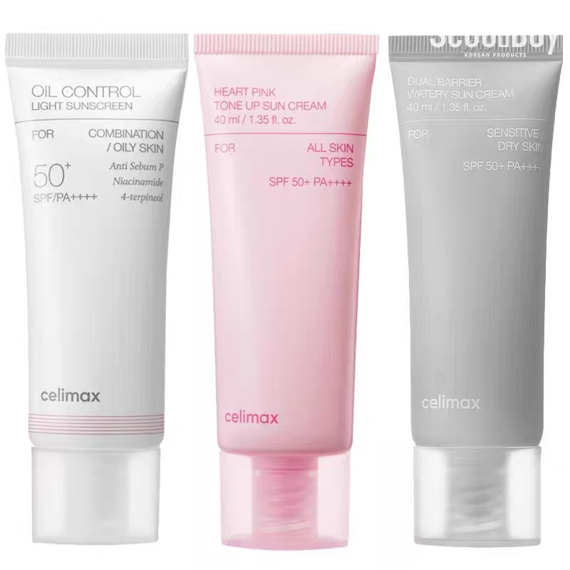 Celimax Double Barrier Repair Face ครีมกันแดดครีม 50ml Skin Friendly Defense Build Skin Barrier Season เปลี่ยน Moisturizing Oil Control ครีมกันแดดหน้าอ่อน
