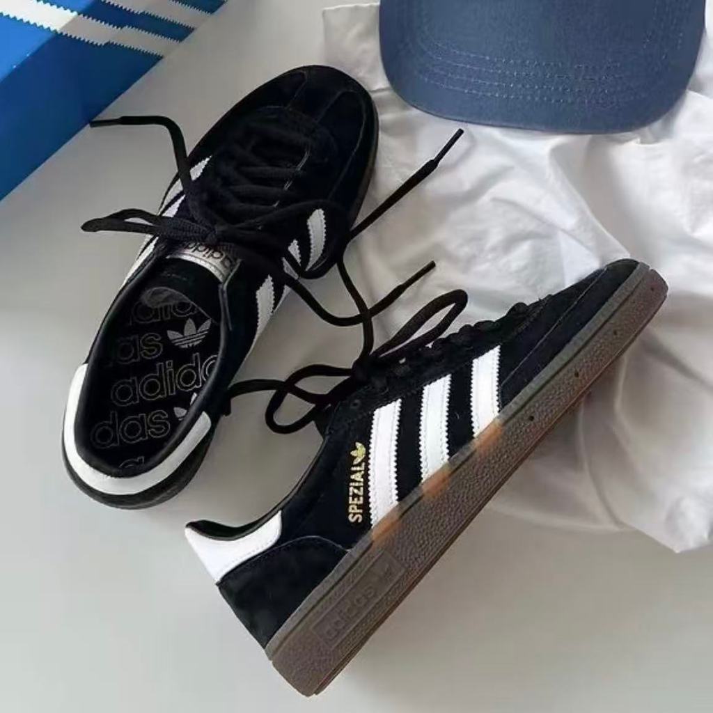 （ของแท้ 100 %）adidas originals samba OG spezial DB3021 สีดำ รองเท้าลำลอง