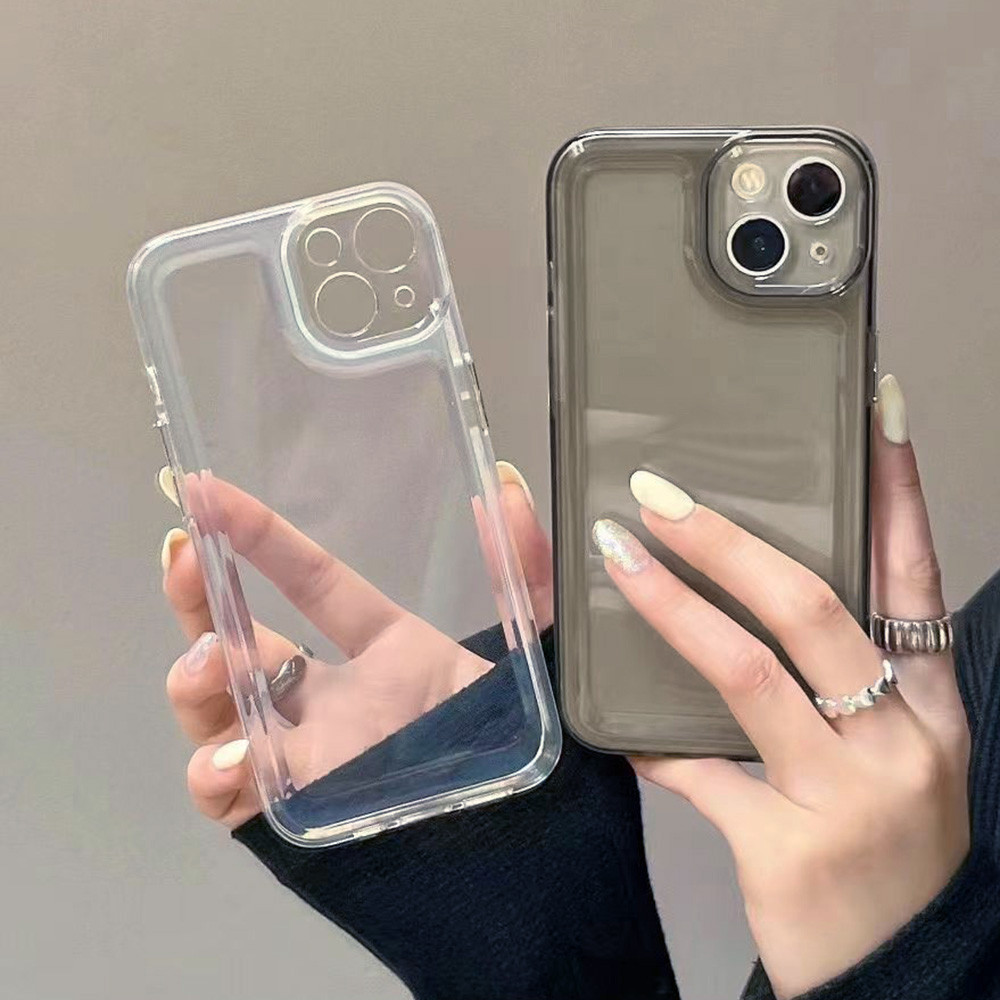 TPU เคส For iPhone 11 13 16 Pro Max 17 15 14  17 Promax 12 7 8 Plus XR X Xs SE  Air 15promax 16promax เคสโทรศัพท์มือถือ