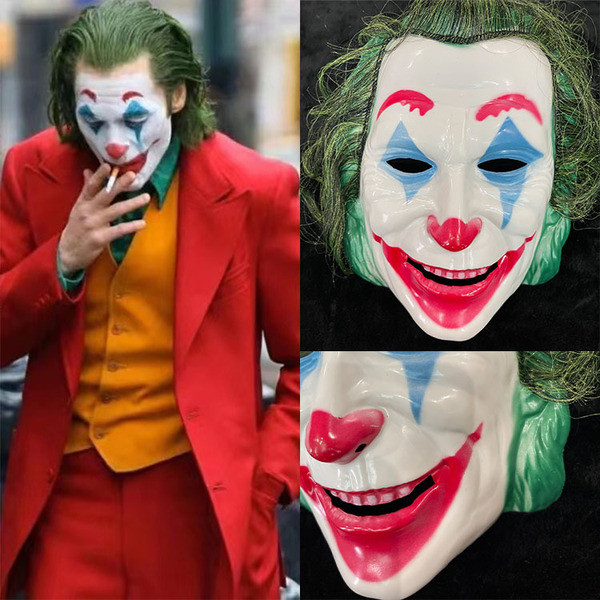 หน้ากากวันสงกรานต์ หน้ากากฮาโลวีน ใหม่ joker Fur Mask Bat joker Fur Movie Theme Mask ฮาโลวีนโจ๊กเกอร