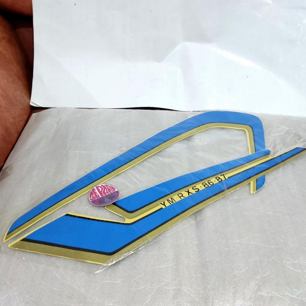 [3E อะไหล่และ Acc] RXS 86 87 Blue body Trim RXS Tank Sticker Striping Rare Item
