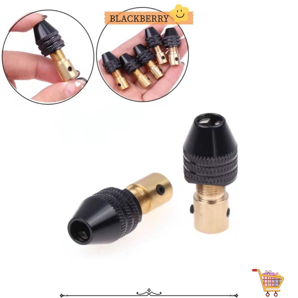BLACKBERRY เจาะบิต Collet, Chuck เครื่องมือเครื่องบดไฟฟ้าขนาดเล็ก Chuck, มัลติฟังก์ชั่ทนทาน Universal 0.3-3.4 มม. เจาะไฟฟ้า Chuck