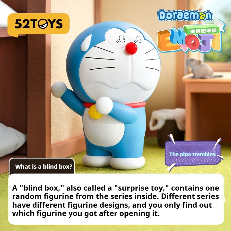 สไตล์ใหม่ 52TOYS Doraemon Emoticon Pack Series Mystery กล่องรูปสไตล์คลาสสิกอินเทรนด์ของเล่นเครื่องประดับของขวัญครบชุด - รูปที่ 2
