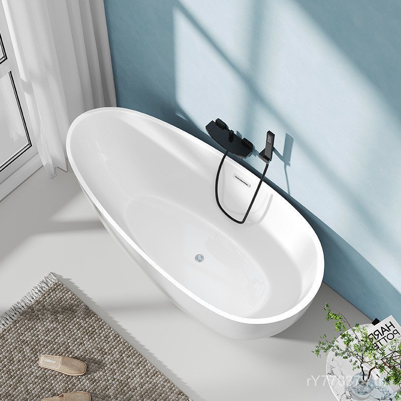 อ่างอาบน้ําผู้ใหญ่อพาร์ทเมนต์ขนาดเล็กอิสระ Goose Egg-Shaped Hotel 9s ในครัวเรือนไม่มีรอยต่ออะคริลิคแ