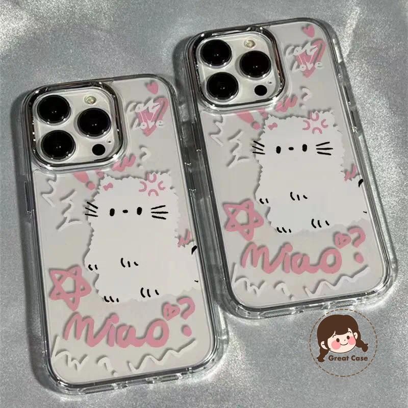 แมวน่ารัก Graffiti ชุบเคสโทรศัพท์สําหรับ Honor X70 X70i X60 X60i X50 X40 GT Pro Power X50i X40i X30i