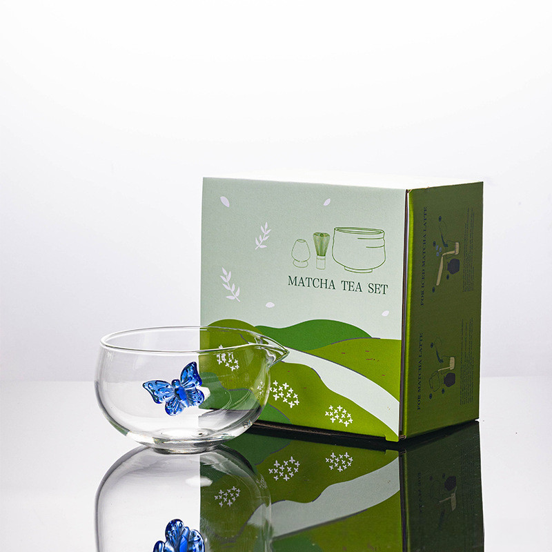 แก้วผีเสื้อมัทฉะ2ชิ้นชุดเครื่องปั่นมัทฉะชามชงด้วยปากชาปั่นยืน ไป๋เบนลี สแตนเลสกรองชากรองตะแกรงสไตล์ญี่ปุ่นชามชาปัดมือทํามัทฉะอุปกรณ์เครื่องมื - รูปที่ 3