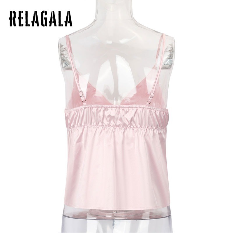 RELAGALA เสื้อชั้นในสตรี ดีไซน์เซ็กซี่ ลายลูกไม้ V-neck แบบพื้นฐานและแฟชั่น — صورة 7