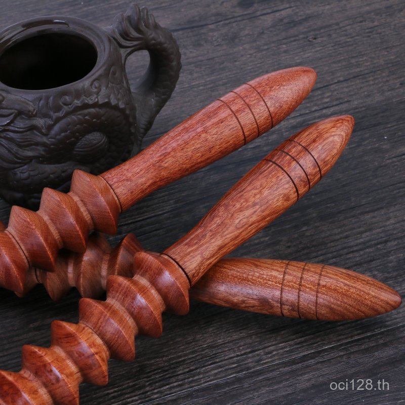 ขายส่ง Rolling Tendon Stick นวดกลับไหล่คอ Rosewood ทั้งร่างกายเปิดกลับ Meridian Stick Universal การฝ