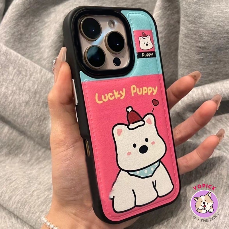 ปัก Poo-Poo สุนัขเคสโทรศัพท์สําหรับ iPhone 17promax 16promax 16plus 16pro 15promax 15plus 14plus 13 14 พร้อม pud หนังหุ้มปลายลึงค์รูปแบบ 14 ป้องกันการล่มสลายนักเรียนหญิงตัด GBD ราคา ถูกที่สุด ดีลบีเคเค แกลเลอรีภาพที่ 4