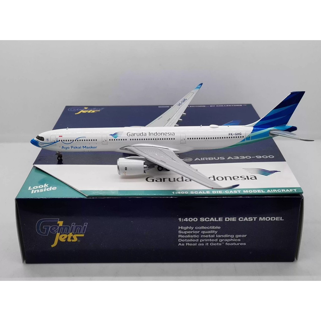 GeminiJets 1: 400 GJGIA1961 อินโดนีเซียสายการบิน A330-900neo PK-GHG โลหะผสม