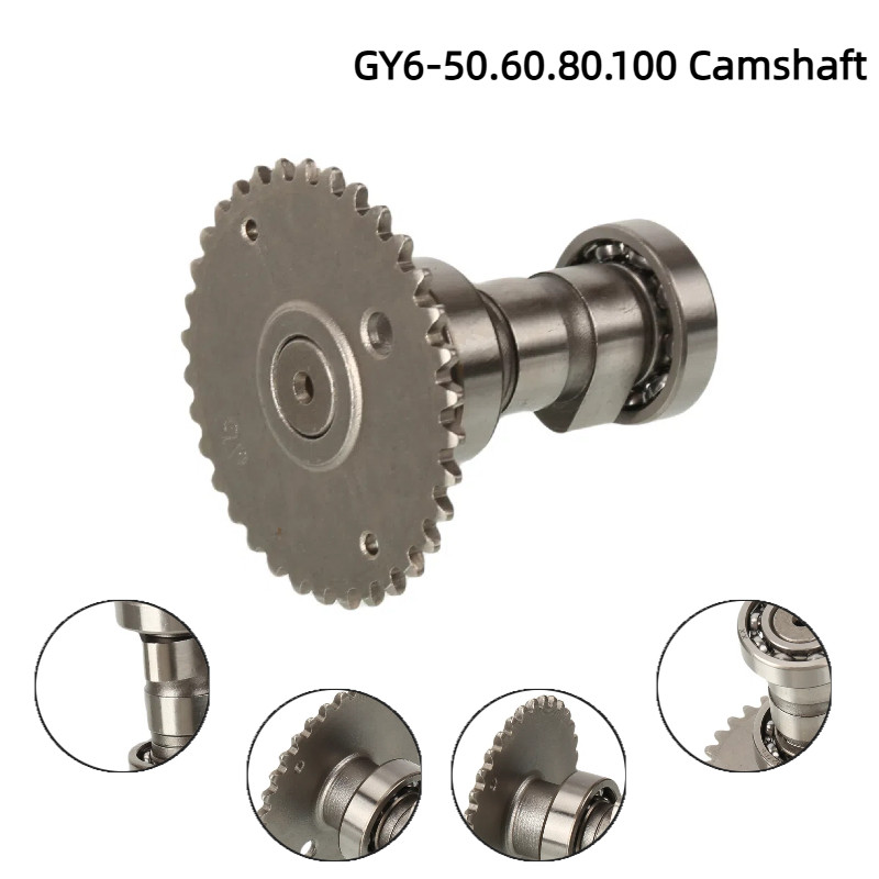เปลี่ยน GY6 Camshaft Assy สําหรับ 139QMB GY6 50 80 เครื่องยนต์สกู๊ตเตอร์ - เหมาะสําหรับ GY6 50cc 80c