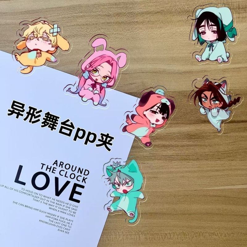 6 ชิ้น/ล็อตทีวีเกาหลี Alien Stage Mizi Suo Till Ivan Hyuna Luka คลิปขนาดเล็กตกแต่ง Photo เครื่องเขีย