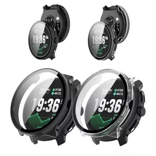 PC กระจกนิรภัยคลุมทั้งหมดสําหรับ Suunto Race 2 ป้องกันหน้าจอสําหรับ SUUNTO RACE 2 PC กรณีกันชน
