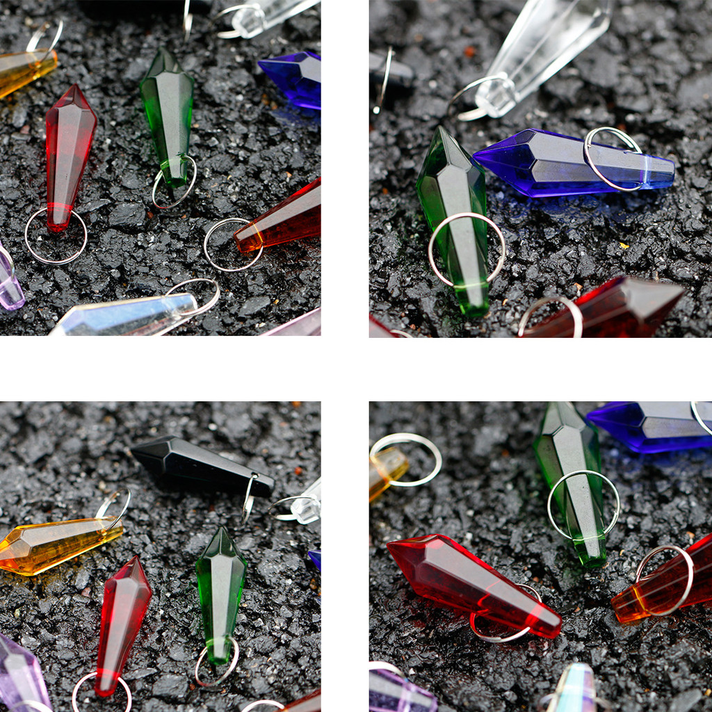 แนะนำ ผ้าม่าน 38มิลลิเมตรชี้ลูกปัด ทําเอง ทําด้วยมือหลวมลูกปัดอุปกรณ์แสงคริสตัลโปร่งใสคอลัมน์น้ําแข็งจี้สร้างสรรค์ลูกปัดผ้าม่านตกแต่งแขวน 25.11.20 ราคาพิเศษ มีเก็บเงินปลายทาง