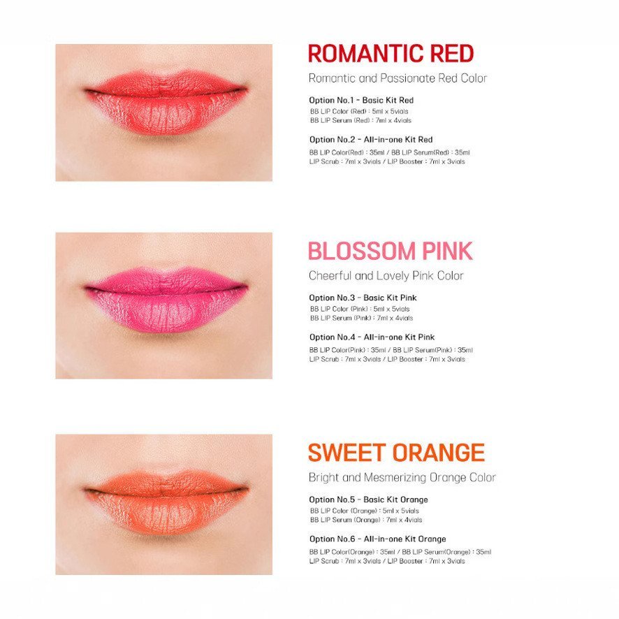 Bb glow Inner Lip ขจัด Cyclone Serum DR.LAN FROST Lip Gloss ลิปสติกแต่งหน้ากึ่งถาวร