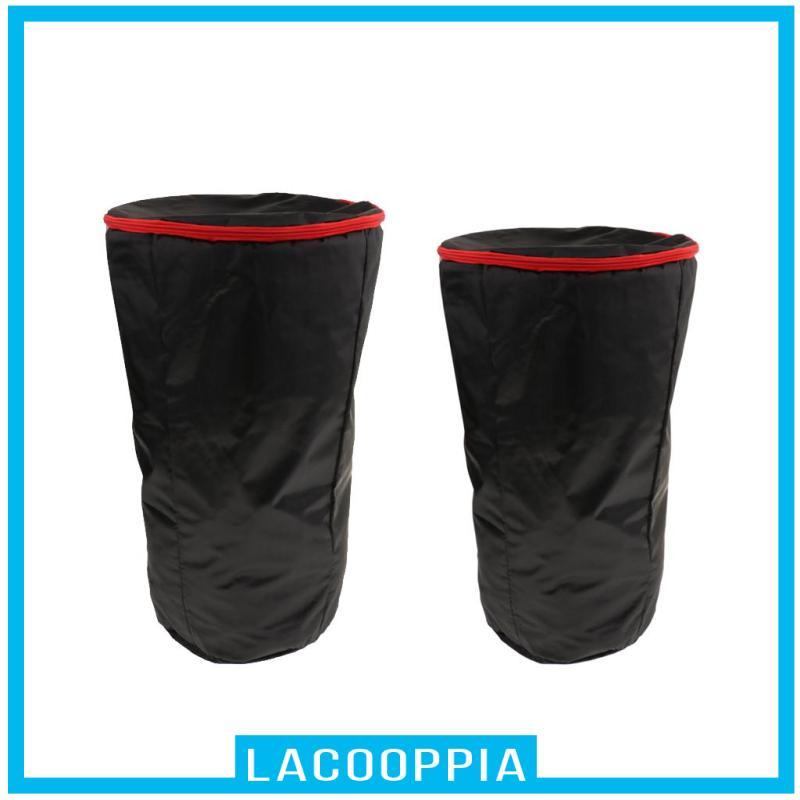 [Lacooppia] Black African Drum Storage Soft Case กระเป๋าเป้สะพายหลัง Djembe 10 นิ้ว