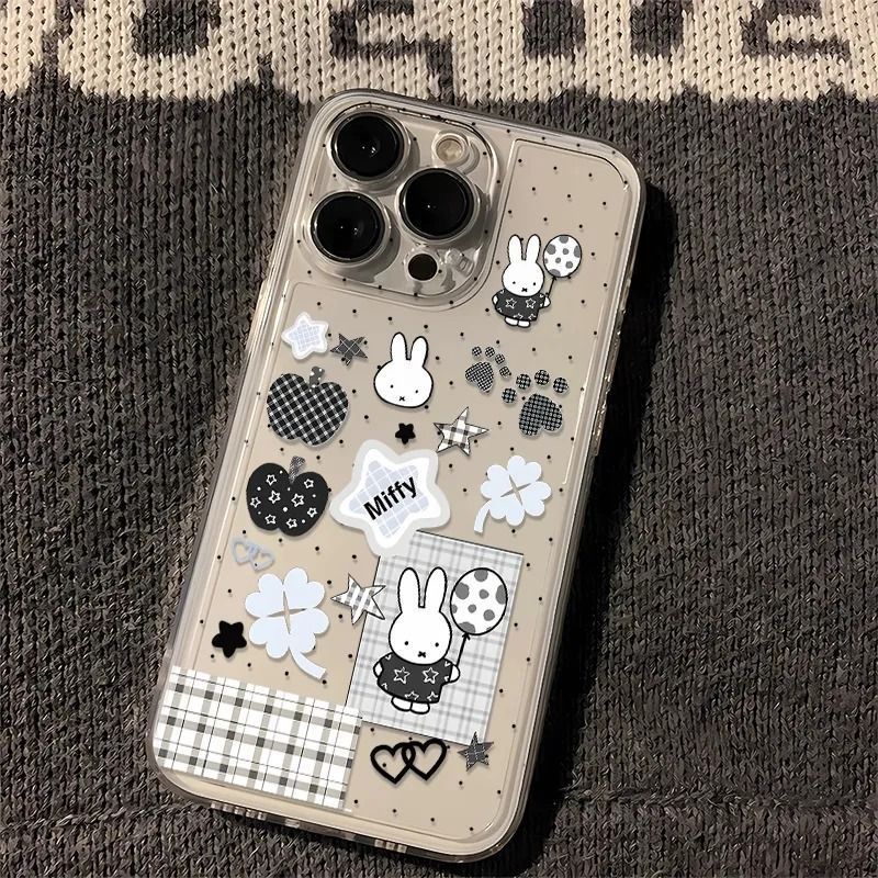 นุ่มใสRealmeกรณีHP Minimalistสไตล์Miffyกระต่ายสําหรับRealme 5 5i 6i C3 7 8 9i 11 12 PRO MAX 12 Plus 