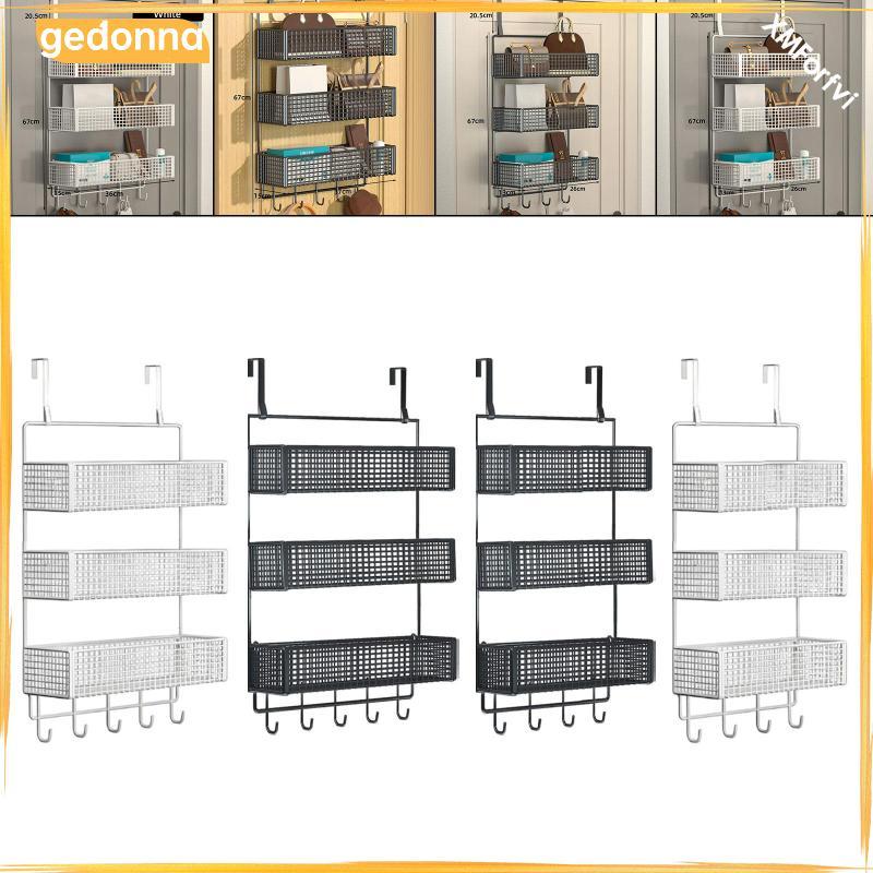 [gedonna] over The Door Organizer 3 ชั้นแขวนชั้นเก็บตกแต่งบ้านความจุขนาดใหญ่