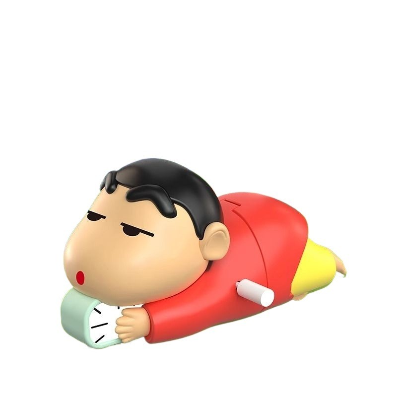 บล็อกตัวต่อ robox ของเล่น Crayon Shin-Chan ของเล่นคลานสำหรับเด็กไขลานปีนเขาทารกยกหัวขึ้นตุ๊กตา