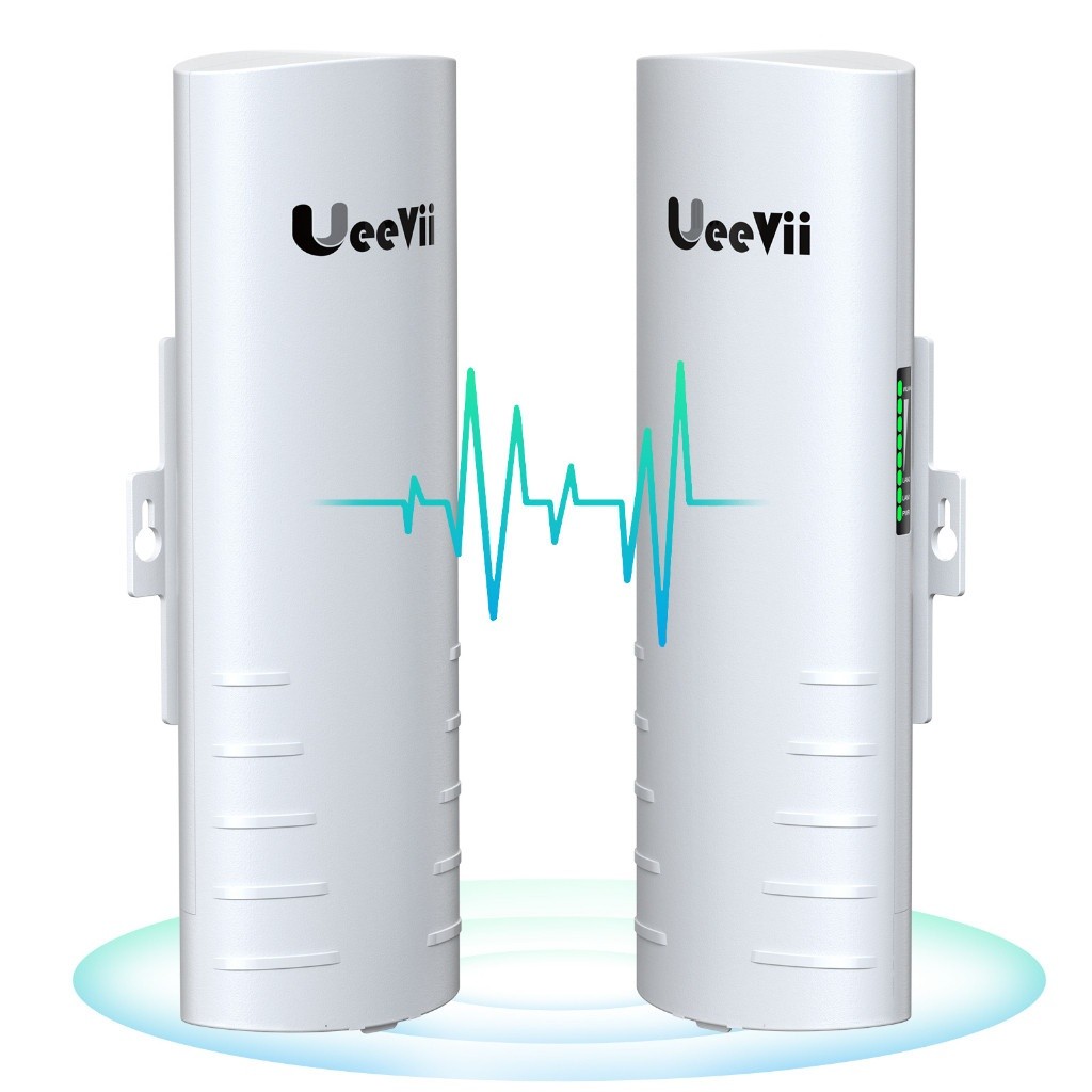 UeeVii CPE452 Point to Point 5.8G Outdoor WiFi CPE Bridge 2Pack with 14DBi HighGain Antenna24V PoE A