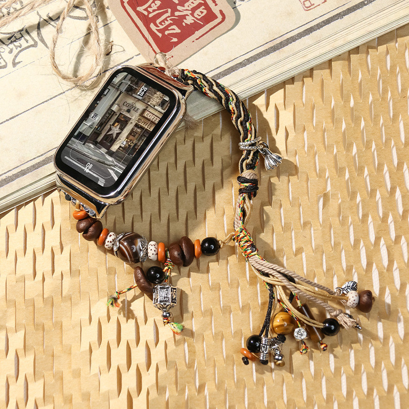 เมล็ดกาแฟ เหมาะสําหรับ Mi Band 8 Watch 7 สายรัดข้อมือสร้อยข้อมือ Huawei 789 Quick Release Design Cof