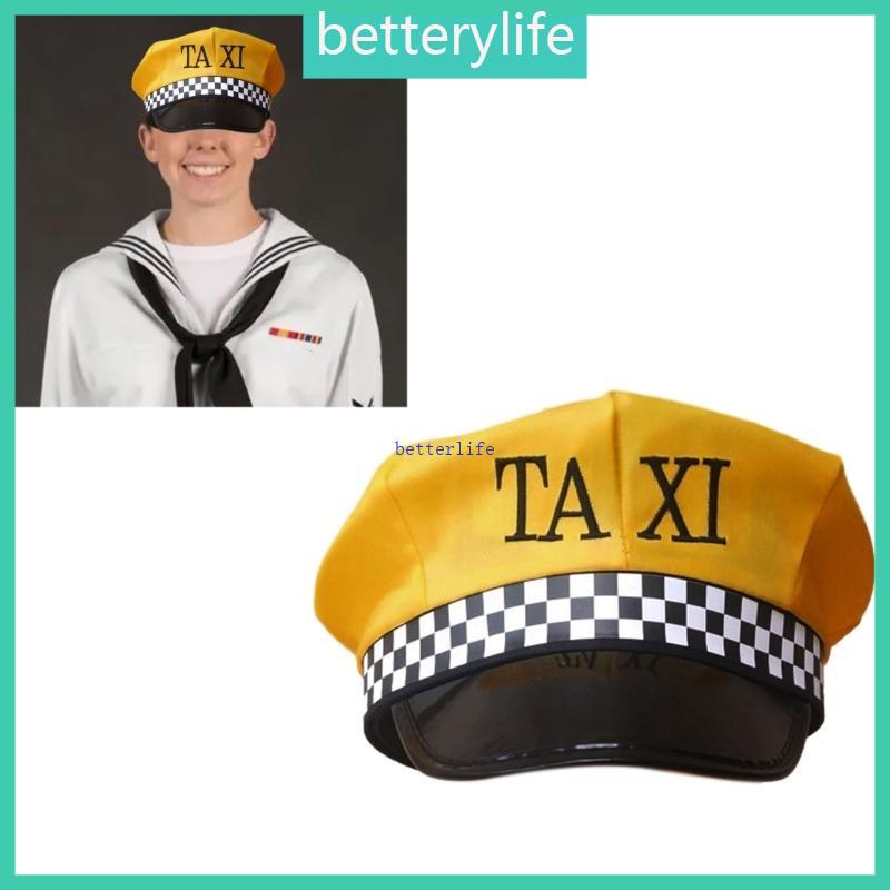 BTF หมวกคอสเพลย์ Taxi Driver Unisex สำหรับงานปาร์ตี้และHALOWEEN