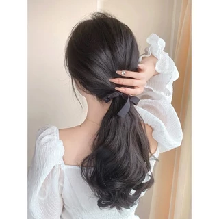 แฮร์พีชหางม้า ดัดลอน แบบหนีบและผูก ใช้งานง่าย สะดวก ดูเป็นธรรมชาติ ยาว35/45/55ซม.ใช้ได้ทั้งเด็กและผู้ใหญ่ พร้อมส่ง