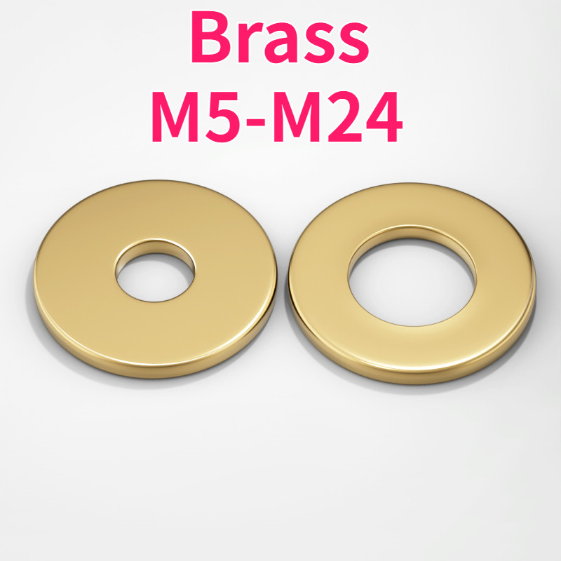 ปะเก็นแบนทองเหลือง/เครื่องซักผ้า/โบลต์อุปกรณ์ M5/M6/M8/M10-M24 999-MB