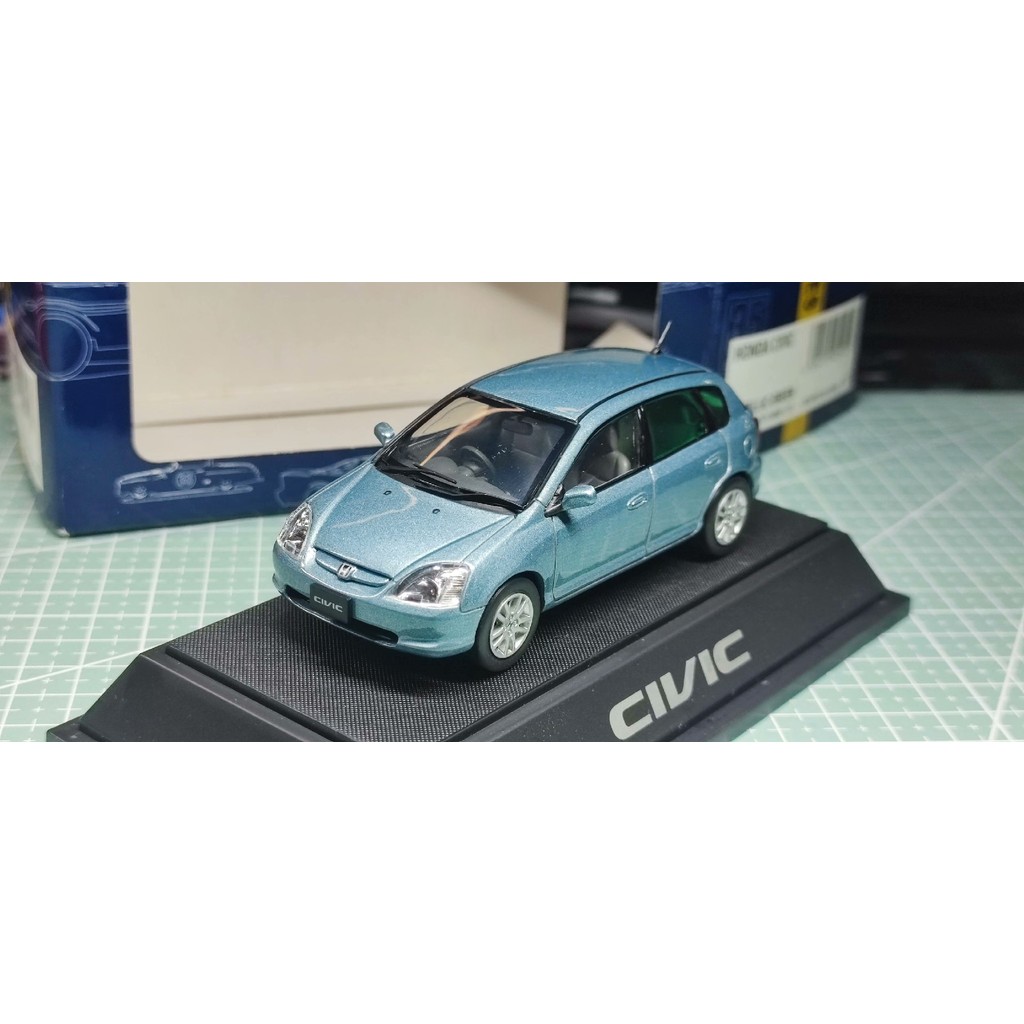 Honda Civic 1/43 ebbro โมเดลรถอัลลอย No Obvious ข้อบกพร่อง