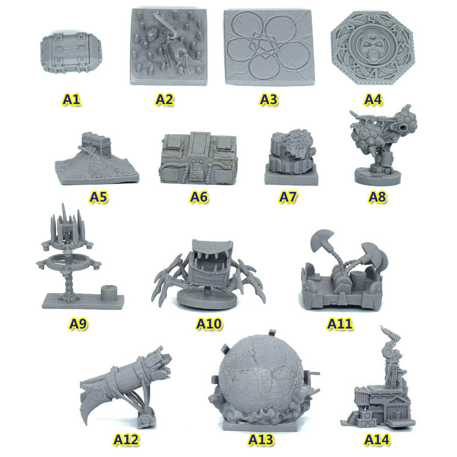 เกมกระดานรุ่น War Chess Running Team Village Strike Hillbilly Guy Coming 3D Scene Counter