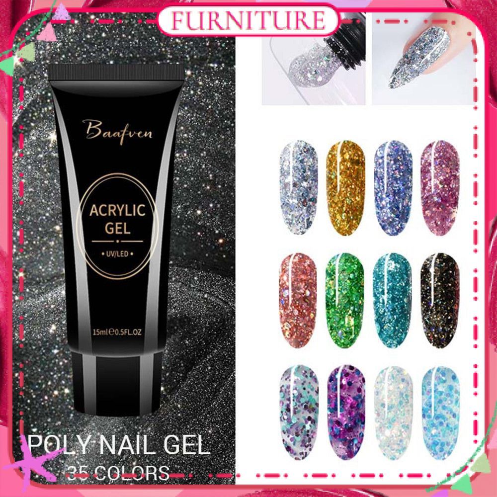 ♕ BAAFVEN Gel Salon Nail Art Tip Double Nail Extension Generator Template Shape Extension Top Mold F