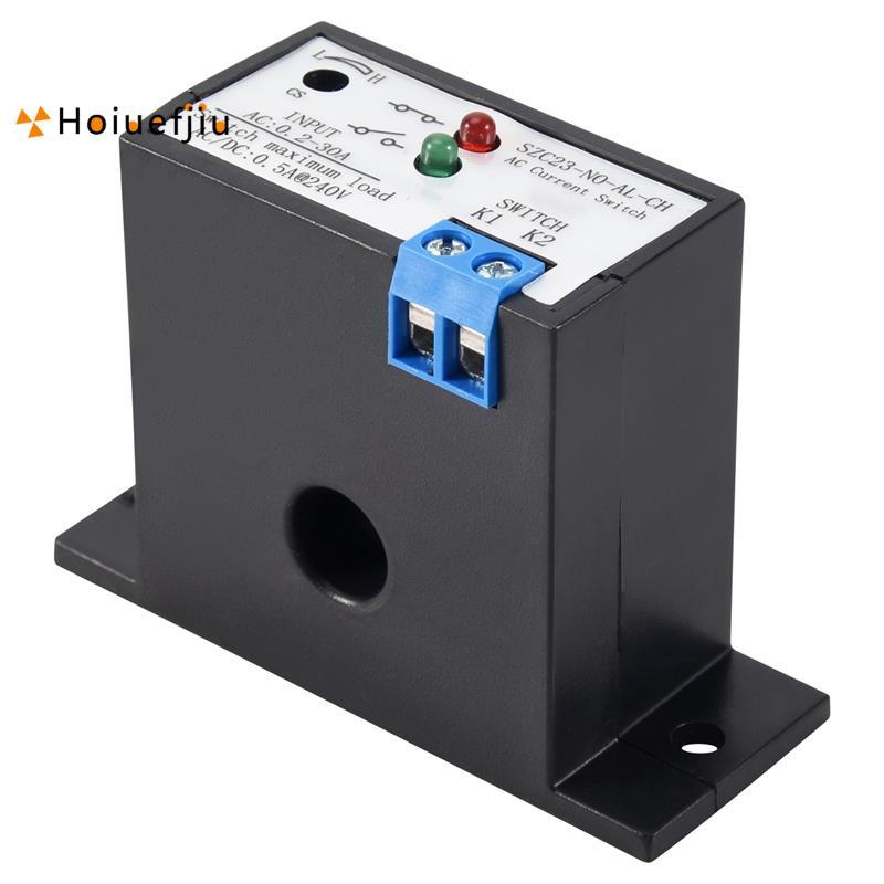 HouefjiuCurrent Mutual Induction Switch SZC23-NO-AL-CH ปกติเปิด Current Detection Switch สําหรับ AC 