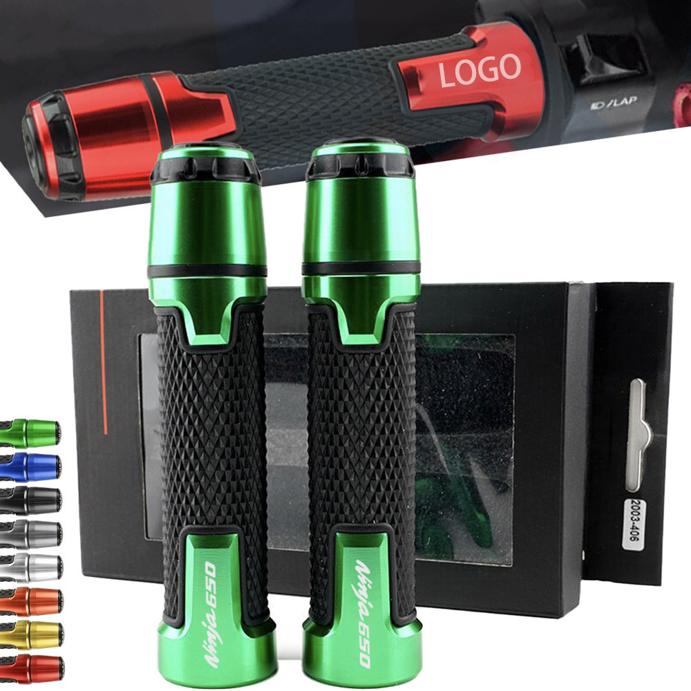 เหมาะสําหรับ Kawasaki NINJA250 300 400 650 Z1000XS 10R ดัดแปลงจับยางฝาครอบแฮนด์ Grip