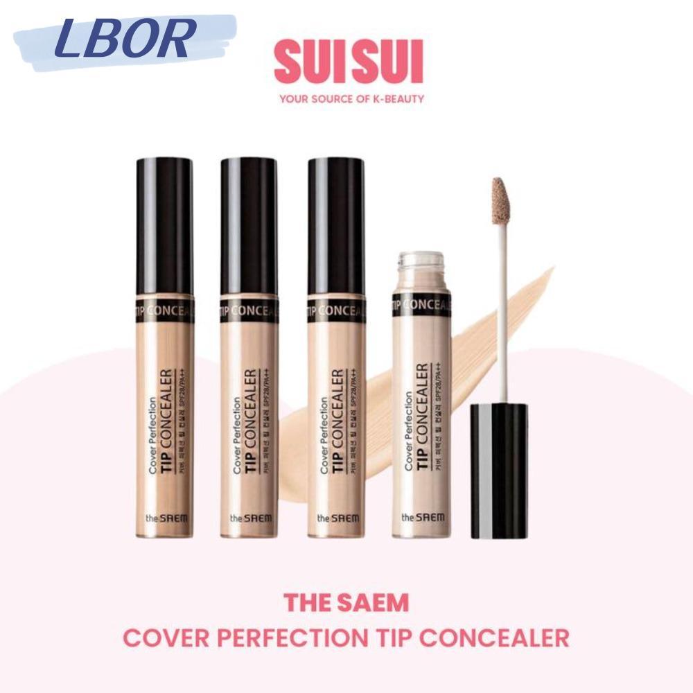 LBOR Tip CONCEALER, Full Coverage 3 สี Liquid CONCEALER Stick, Moisturizing Highlight Brightening Wa