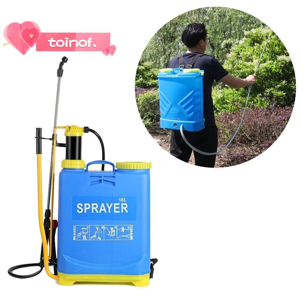 TOINOF ฆ่าเชื้อ Sprayer, ฆ่าเชื้อ 16L Knapsack Manual Sprayer, น้ําหนักเบาเครื่องมือทําสวนสเปรย์การเ